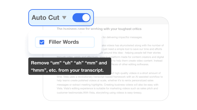 Filler Word Removal
